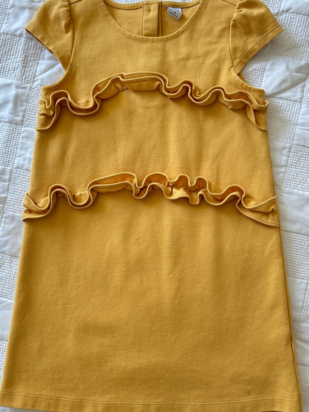 Janie and Jack Mustard Yellow Dress
